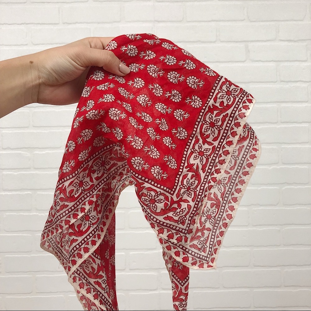 Madewell Red Bandana